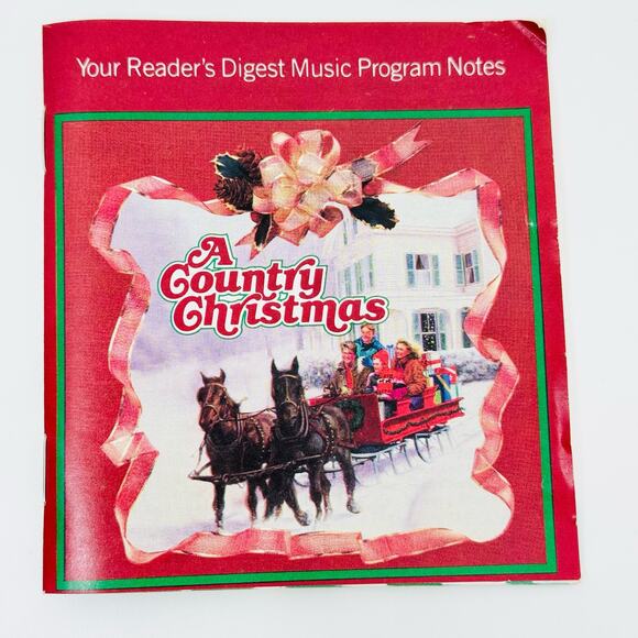 Reader's Digest A Country Christmas Cassette Tapes New - Picture 1 of 8